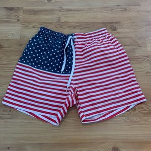 Chubbies Classic 5” American Flag Swim Shorts